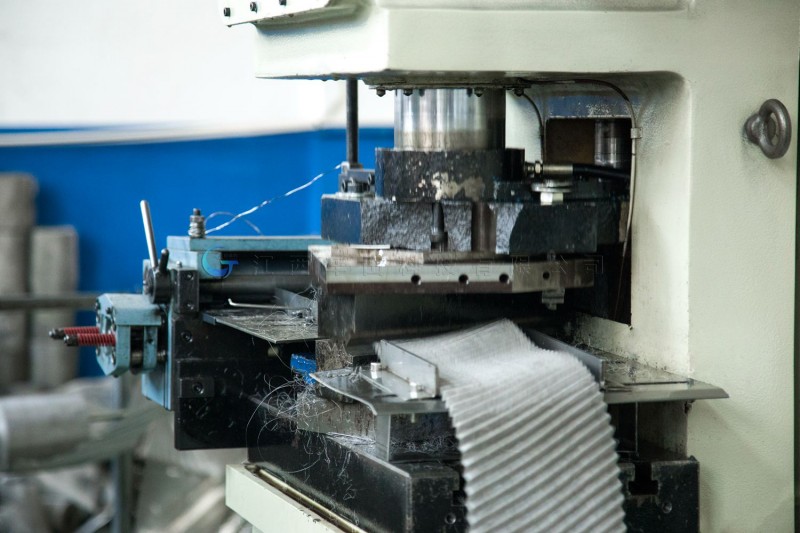 金屬絲網波紋填料高速精密沖壓機